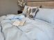 Простирадло варена бавовна Комфорт Текстиль Sky Blue, Washed Cotton W1281 2