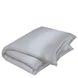 Шелковое постельное белье Gingerlily Plain Silver Grey 3