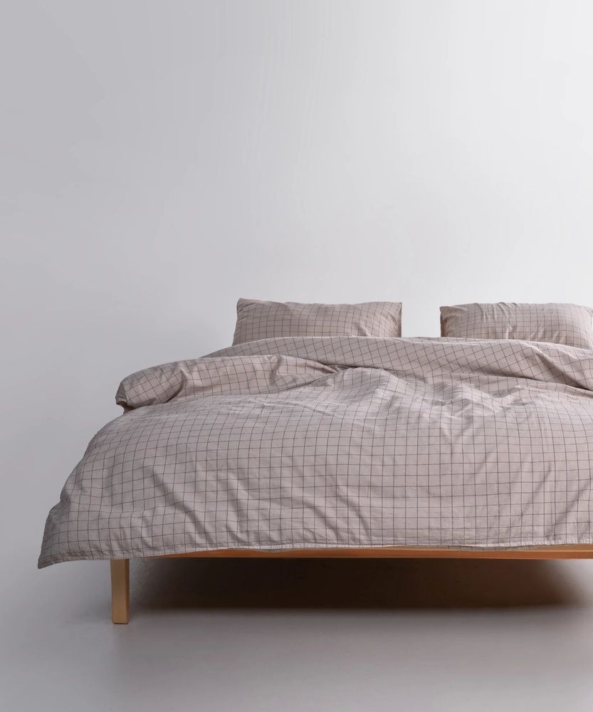 Постельное белье вареный хлопок Limasso Inara Oxford Tan