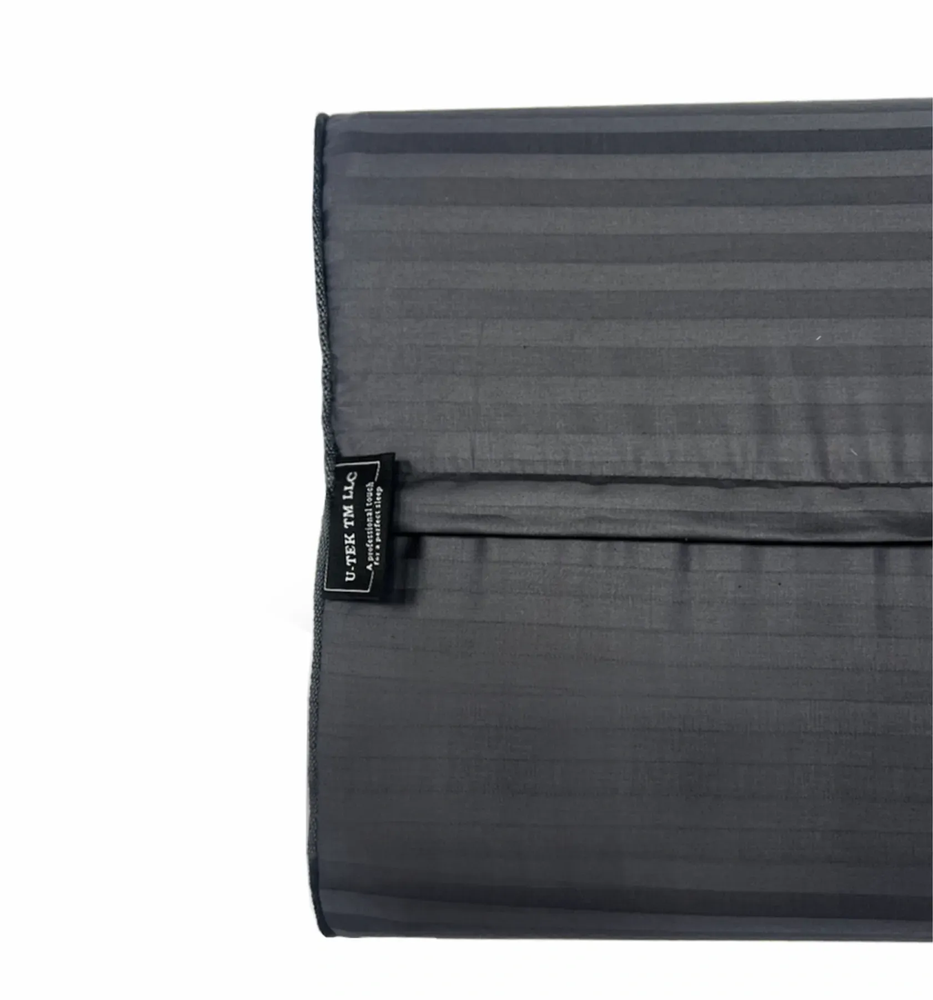 Наволочка Сатин Memory Wawe Iron Grey Stripe