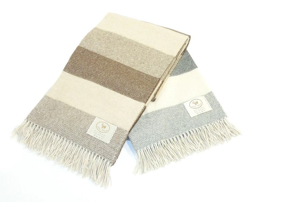 Плед кашемір CO.BI CAFFE (BROWN/BEIGE)