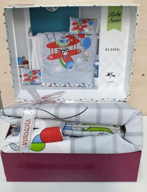Постельное белье в кроватку Patik ранфорс FLYING