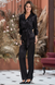 Женский комплект с брюками Mia-Amore Frida 3794-1, Черный, S