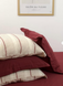 Постільна білизна варена бавовна Saheser Naturel Avva Red Bordo 8