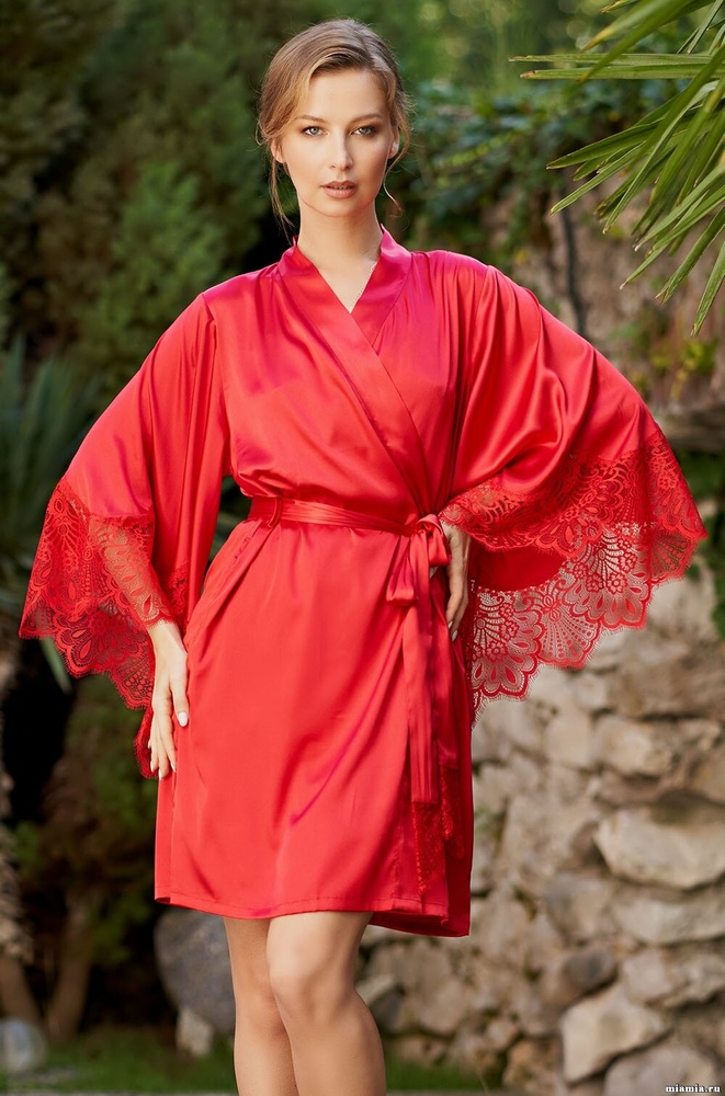 Жіночий халат Mia-Amore AFRODITA RED 2163