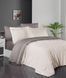 Постельное бельё First Choice сатин Де Люкс двухцветный IVORY/MINK, 50х70см (2шт) 70х70см (2шт), Евро, 200х220 см, 240х260 см