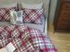 Постільна білизна фланель Комфорт текстиль Крафт Бордо/сіра гавань, Turkish flannel 5