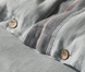 Постельное белье лен Buldans -Pandora celik grey стальной серый 2