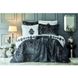 Набор постельное белье с одеялом Karaca Home - Volante gri серый (11 предметов)