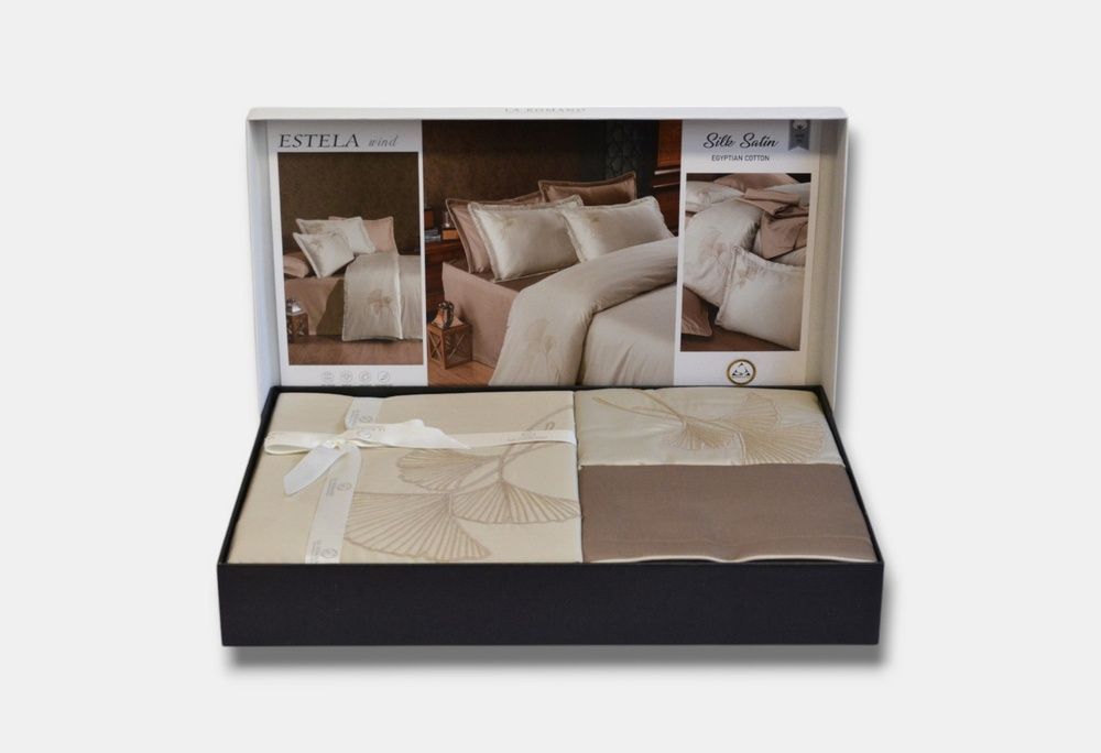 Постільна білизна сатин люкс La Romano Silk Satin Estela Wind