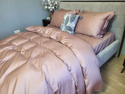 Постільна білизна преміум сатин Комфорт Текстиль MAUVE NEW, №350N
