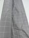 Простирадло на резинці варена бавовна Комфорт Текстиль Gray plaid, Washed Cotton 2