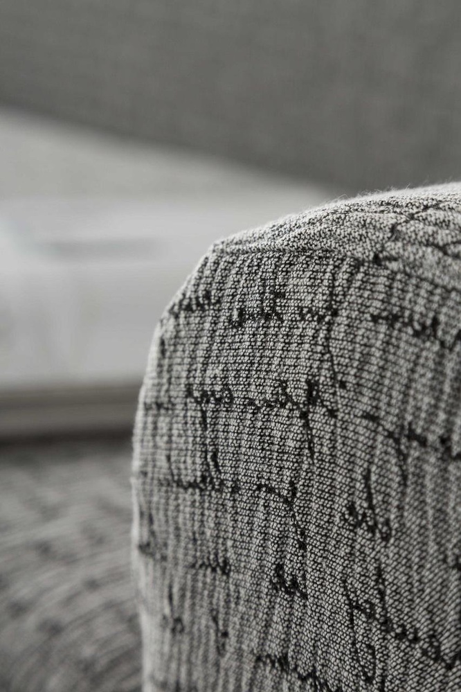 Чохол для дивана Zebra Textil Letras gray