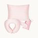 Набір для подорожей з натурального шовку mulberry Gingerlily Pink&Ivory, Рожевий, Дорожній набір