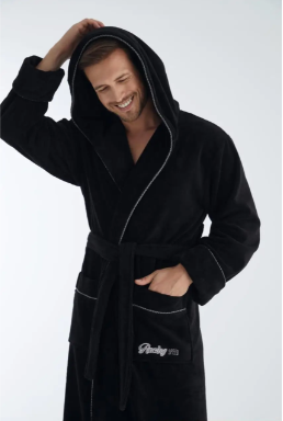 Халат чоловічий Nusa 1320 black