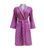 Женский махровый халат Class Bahar Tekstil Karo Woman Lilac