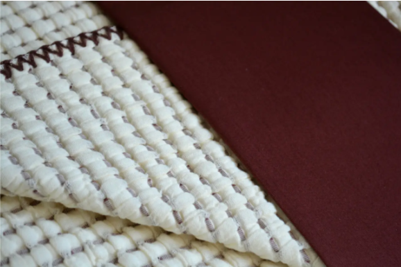 Постельное белье с покрывалом Dantela Satin Drina Bordo