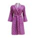 Женский махровый халат Class Bahar Tekstil Karo Woman Lilac