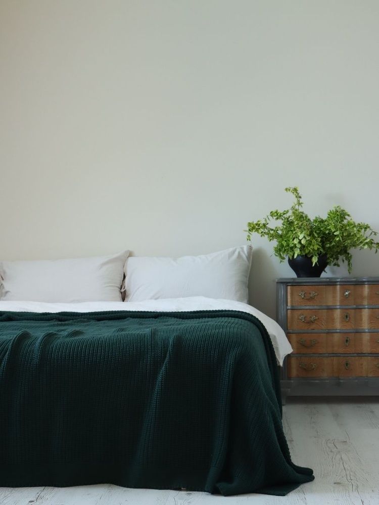 В'язаний плед Betires BRISTOL DARK GREEN