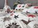 Постільна білизна фланель Комфорт текстиль Новорічний/св.беж, Turkish flannel 4