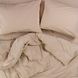 Комплект постельного белья Antoni Ранфорс Premium Бязь Латте Евро 200х220 1