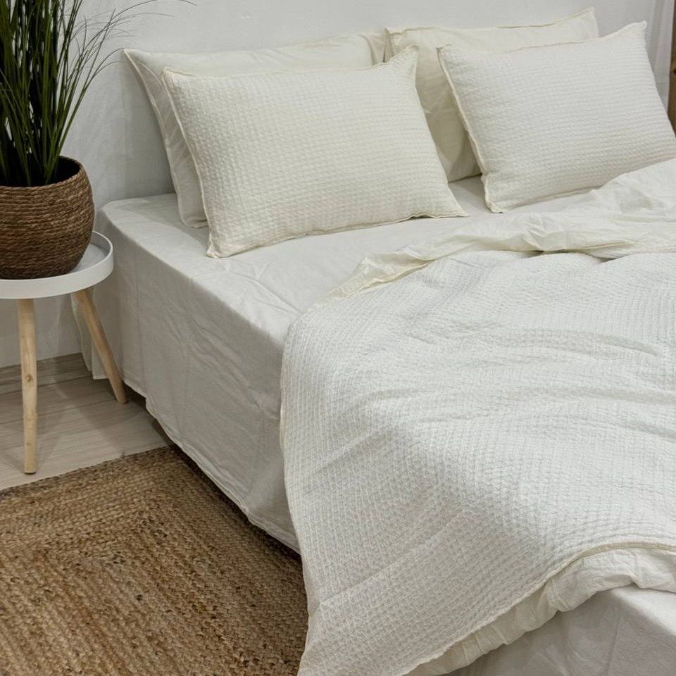 Постільна білизна варена бавовна Limasso Bassin Snow White