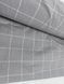 Постільна білизна варена бавовна Комфорт Текстиль Gray plaid, Washed Cotton 1