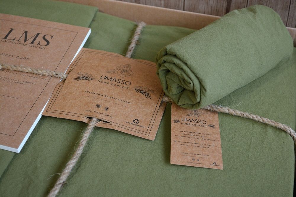 Постільна білизна варена бавовна Limasso CAPULET OLIVE STANDART