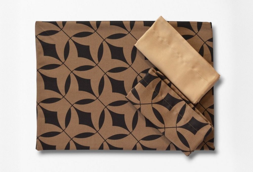 Постельное белье сатин люкс Issimo Home Mondo Gold