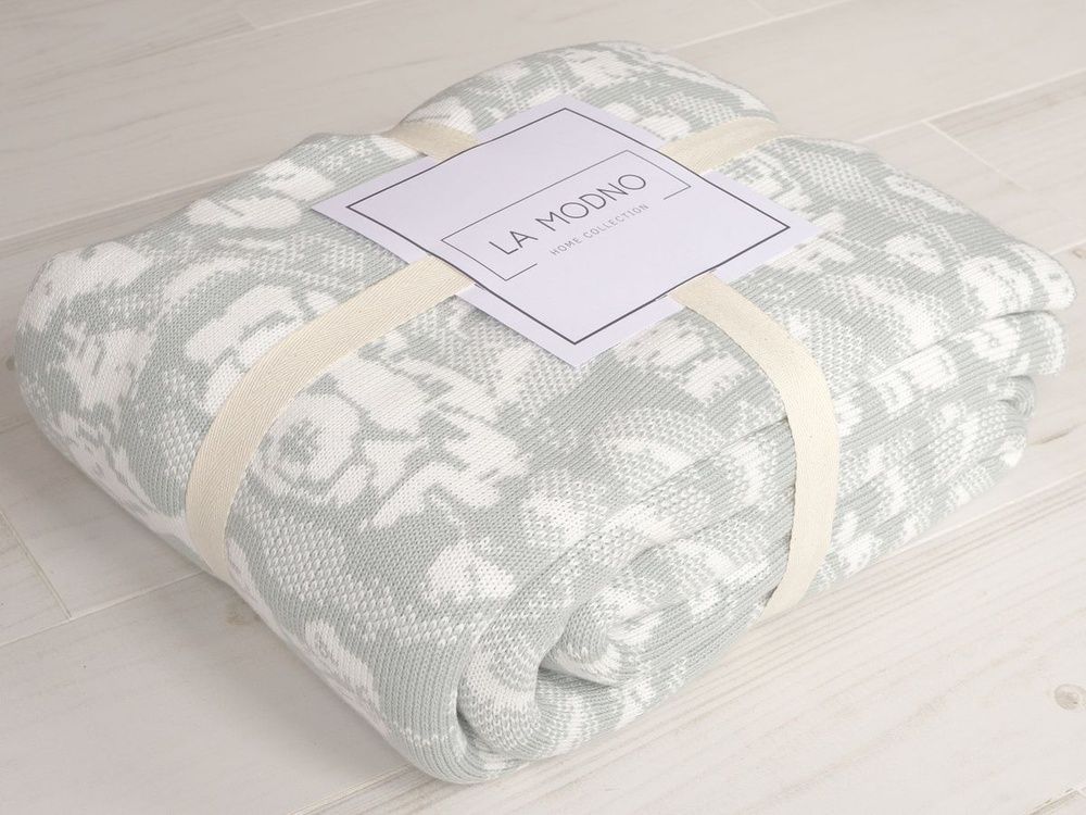 Покривало LA MODNO ROSE Mint-Ecru