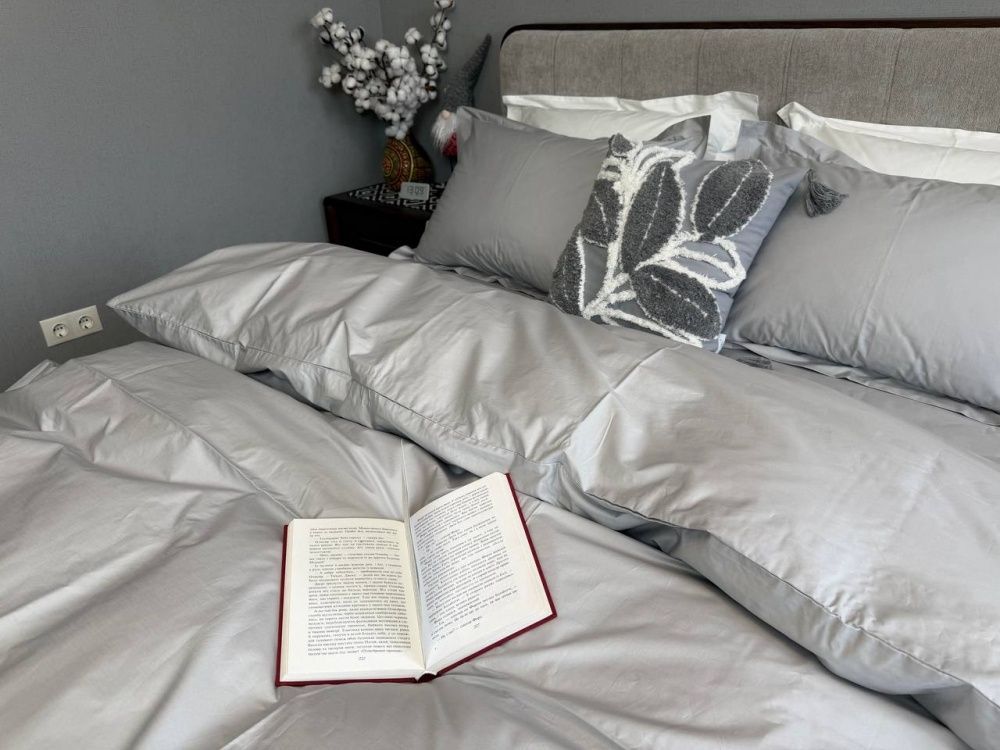 Постільна білизна перкаль Комфорт Текстиль PERCALE PREMIUM, Gray P147