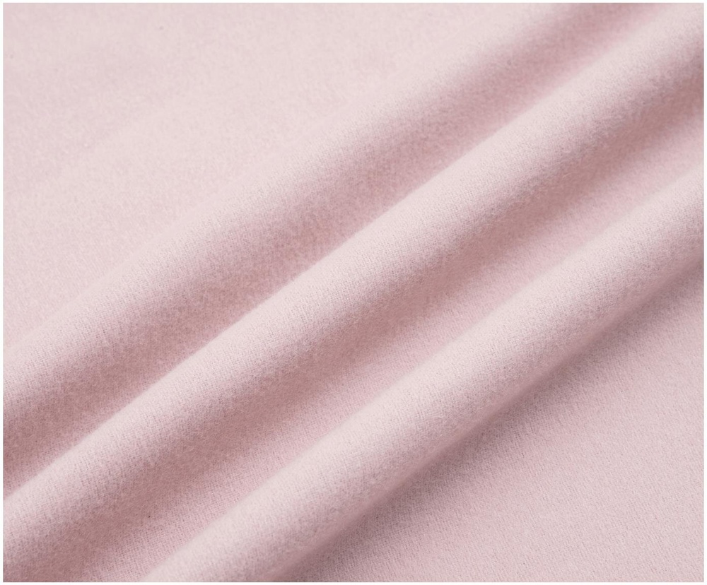 Постельное белье фланель однотонная Almira Mix Нежно розовый Премиум