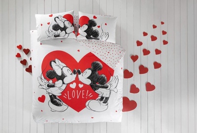 Постельное бельё ТАС Disney Minnie&Mickey Heart