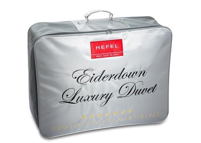 Одеяло гагачий пух в шелке Hefel Eiderdown (GD) Всесезонное