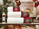 Набір рушників новорічний з ароматом La Maison Merry (3шт) 1