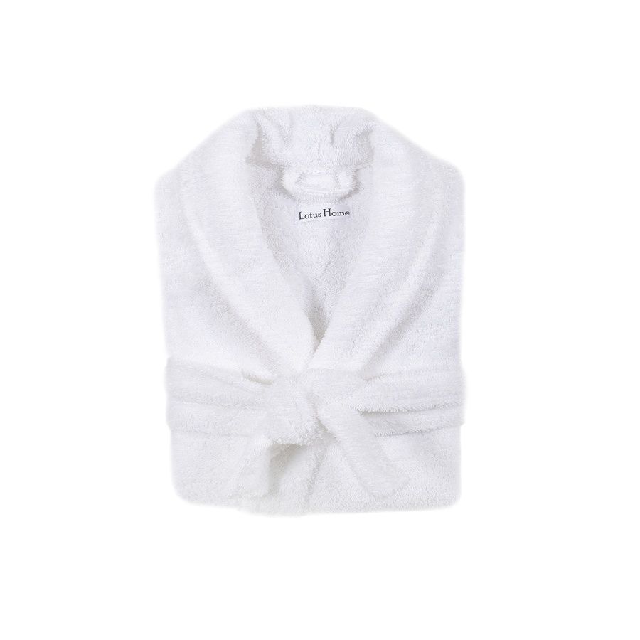 Халат махровий Lotus Home - Basic Soft white