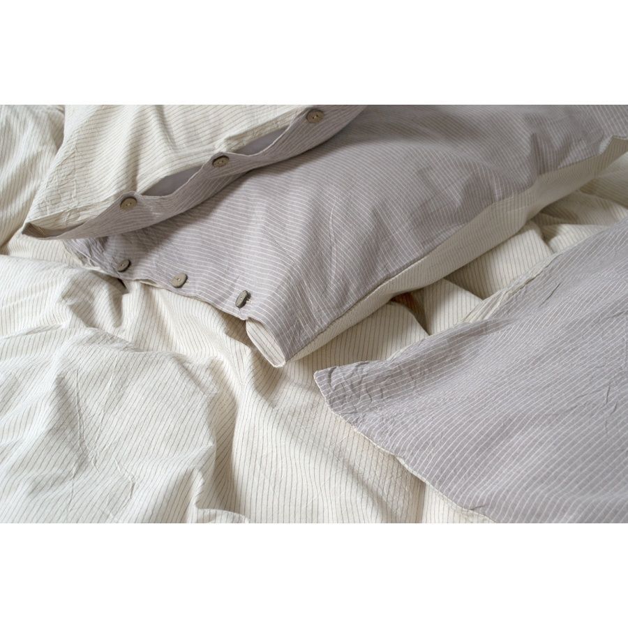 Постільна білизна Lotus Home Washed cotton - Daften kahve-bej
