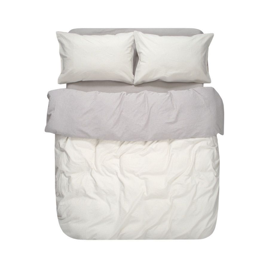Постільна білизна Lotus Home Washed cotton - Daften kahve-bej