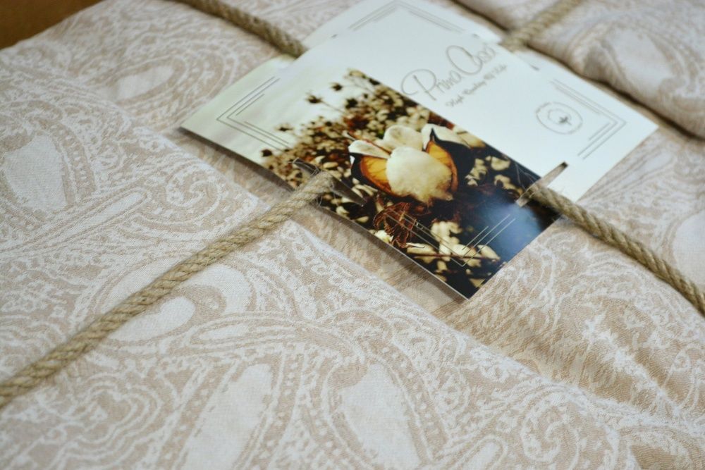 Постільна білизна з вареної бавовни Prima Casa Wrap Coffee