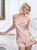 Жіноча шовкова піжама/шорти Mia-Amore Julia 8732-2, Пудра, S