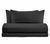Італійська постільна білизна льон Biancoperla Niagara Nero