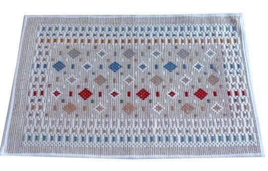 Килим універсальний Izzihome Geo Jute Rug 50X80 _1 червоний