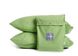 Комплект постельного белья Antoni Ранфорс Premium Бязь Зеленый лайм Евро 200х220 2