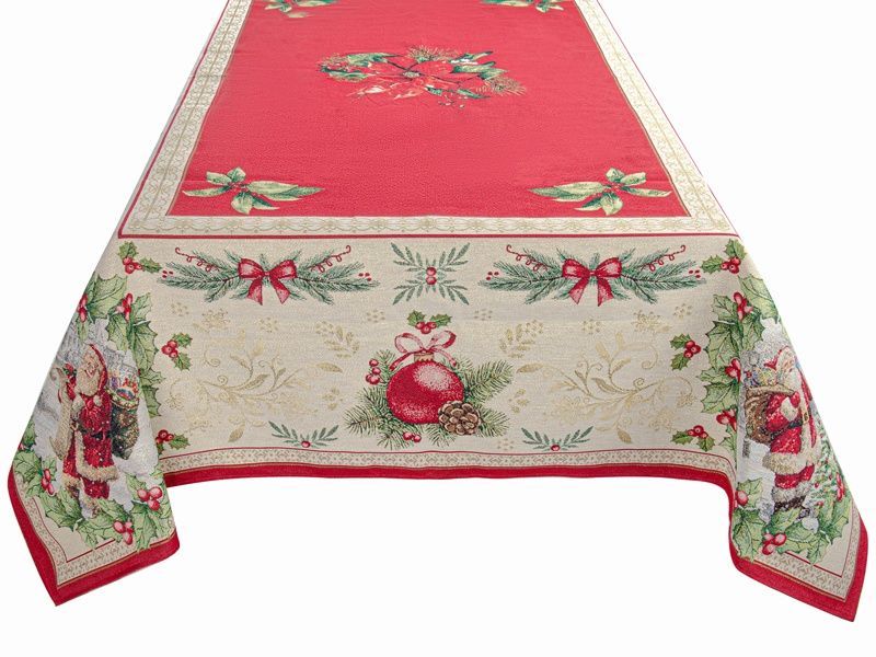 Новорічна скатертина Lefard HOME TEXTILE Гобелен DENISKA