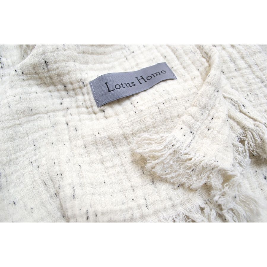 Піке покривало-плед муслін Lotus Home - Joflim muslin natural morning