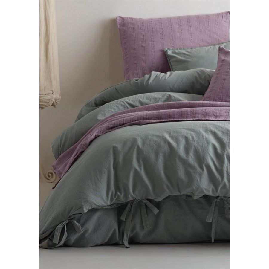 Постельное белье вареный хлопок Limasso Octopus Natural Green