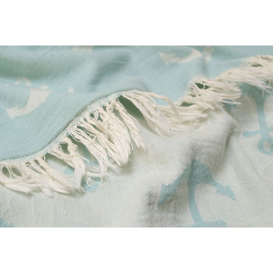 Полотенце пляжное Lotus Home Pestemal - Anchor mint