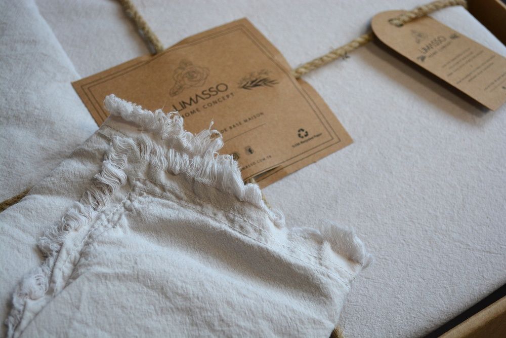 Постельное белье вареный хлопок Limasso Placid Natural Krem