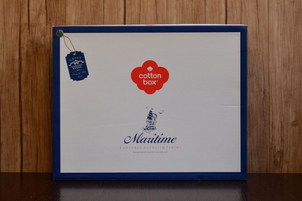 Постельное бельё Cotton Box ранфорс Maritime Morgan Mavi