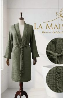 Мусліновий халат La Maison Alyona Forest